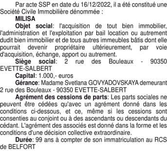 Contenu publication