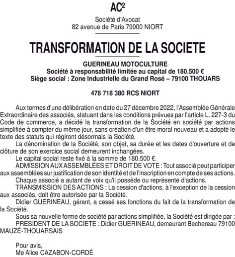 Contenu publication