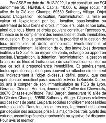 Contenu publication