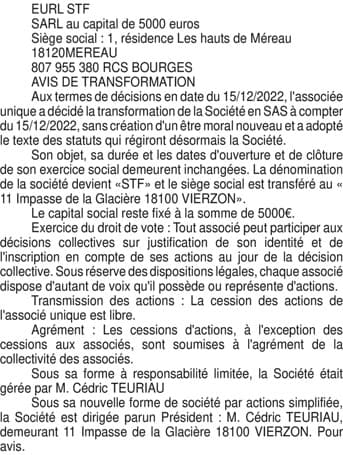 Contenu publication
