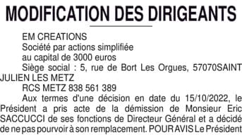 Contenu publication