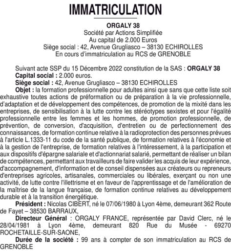 Contenu publication