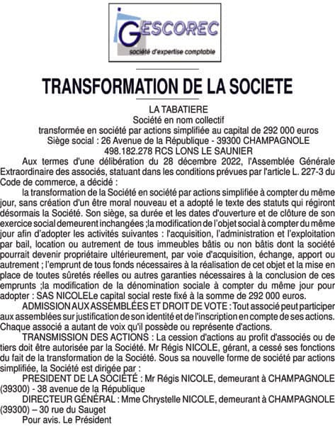 Contenu publication