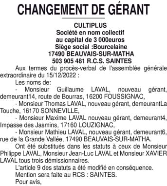 Contenu publication