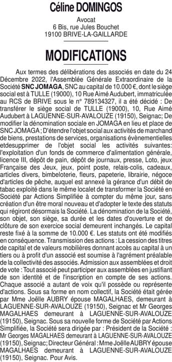 Contenu publication