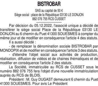 Contenu publication