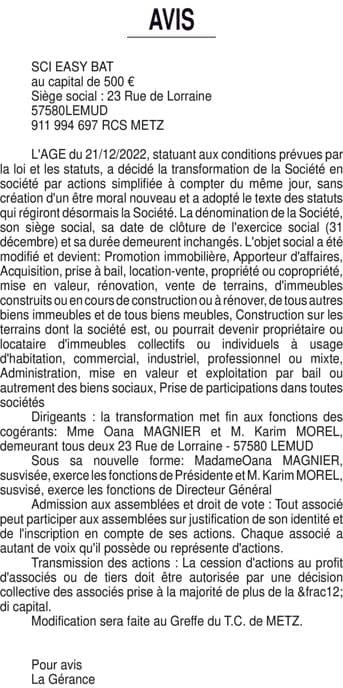 Contenu publication