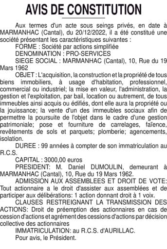 Contenu publication