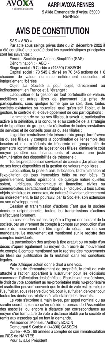 Contenu publication