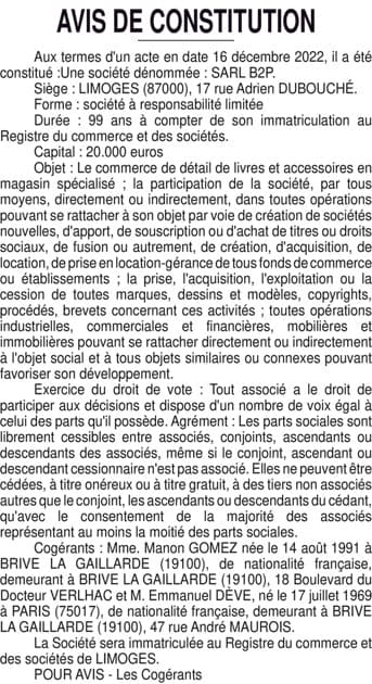 Contenu publication