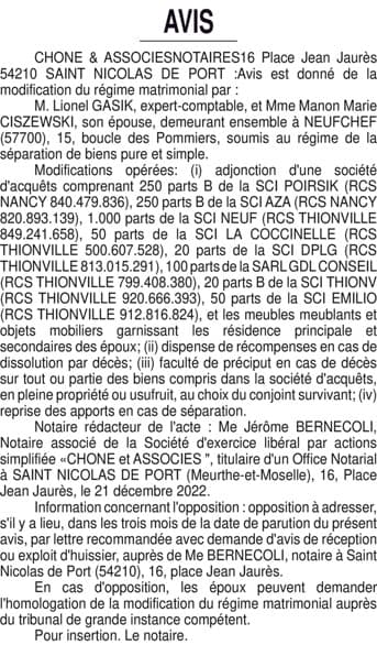 Contenu publication