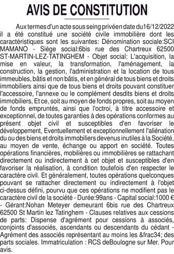 Contenu publication