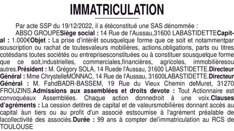 Contenu publication