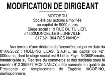 Contenu publication
