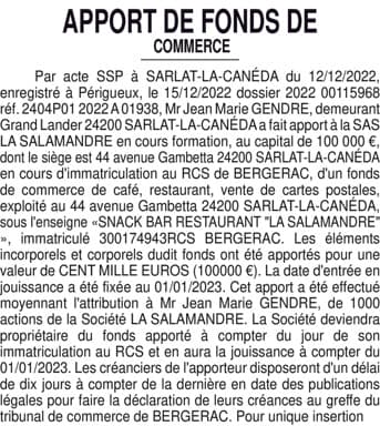 Contenu publication