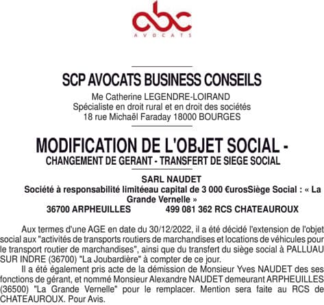 Contenu publication