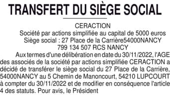 Contenu publication