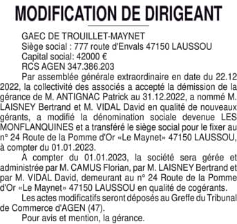 Contenu publication