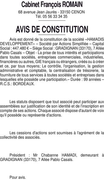 Contenu publication