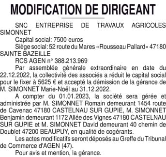 Contenu publication