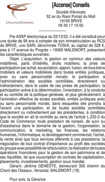 Contenu publication