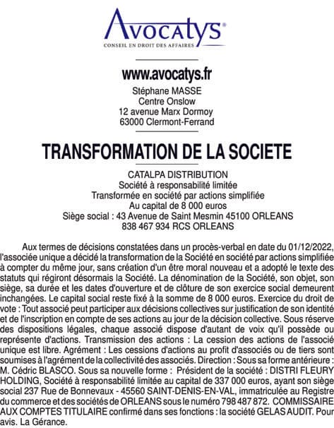 Contenu publication