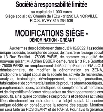 Contenu publication