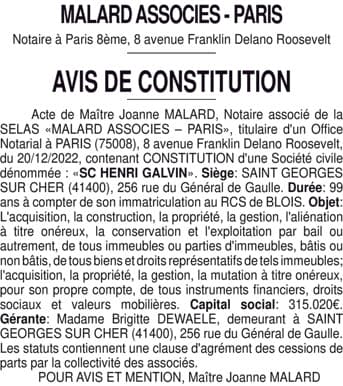 Contenu publication
