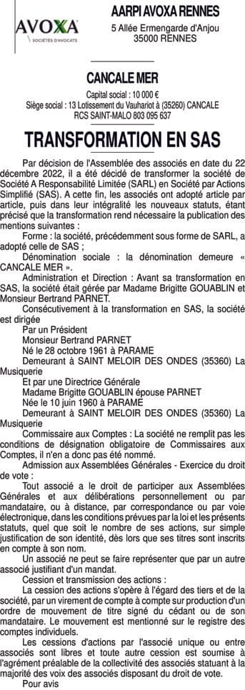 Contenu publication