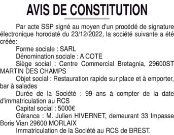 Contenu publication