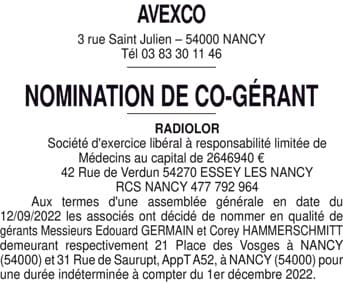 Contenu publication