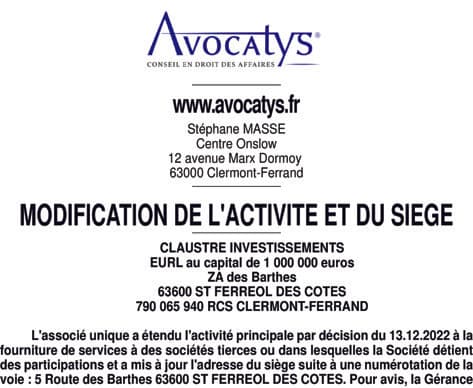 Contenu publication