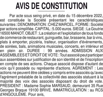 Contenu publication
