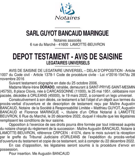 Contenu publication