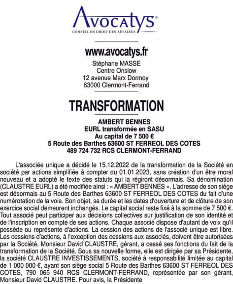 Contenu publication