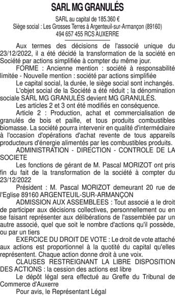 Contenu publication