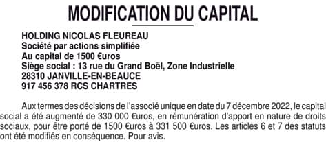 Contenu publication
