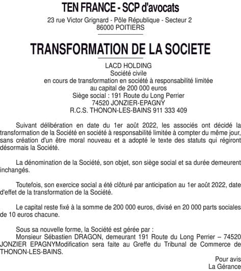 Contenu publication