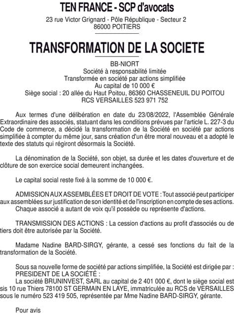 Contenu publication