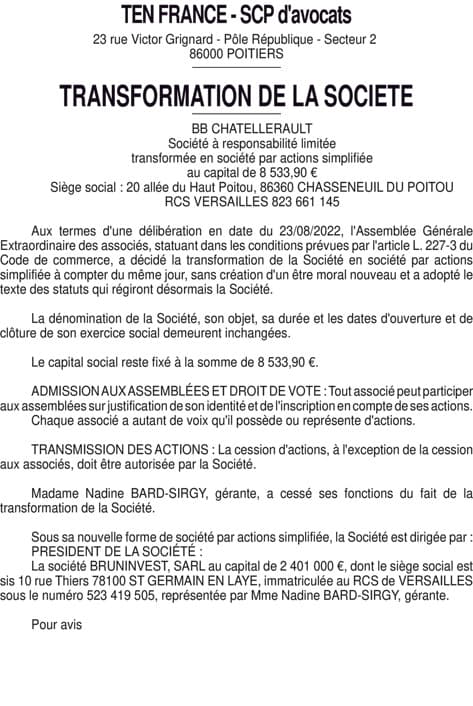Contenu publication