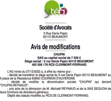 Contenu publication