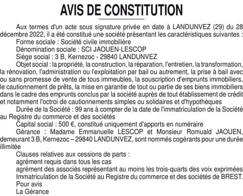 Contenu publication