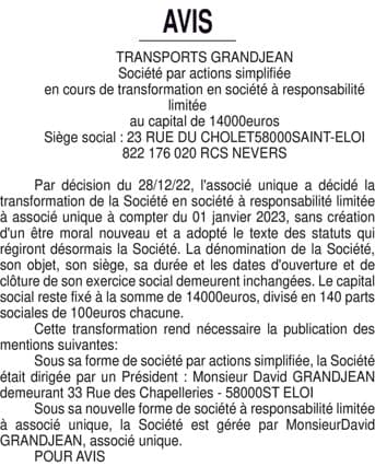Contenu publication