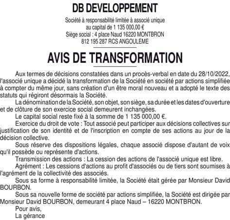 Contenu publication