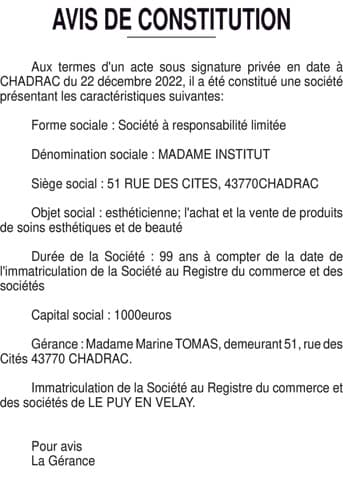 Contenu publication