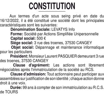 Contenu publication