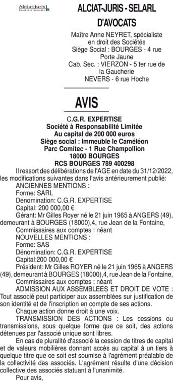 Contenu publication