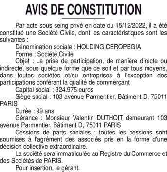 Contenu publication