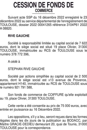 Contenu publication