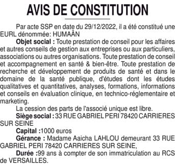 Contenu publication
